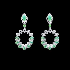 Diamond Hanging Earrings